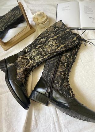 Винтажные ботфорды cuple