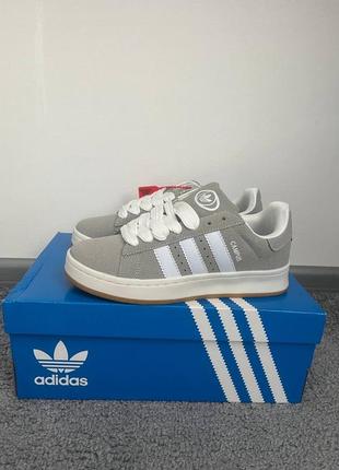 Кросівки adidas campus grey р36,37,38,39