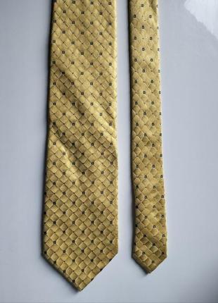 Краватка галстук жовтий canali