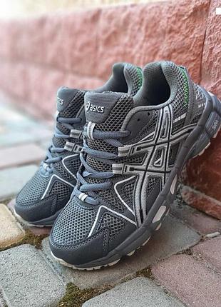 Чоловічі сірі кросівки з сіткою в стилі asics gel kahana 8 🆕 кроссовки асікс