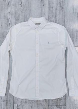 Рубашка мужская белая классическая allsaints размер m