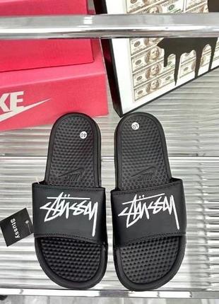 Шльопанці stussy x nike