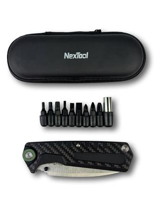 Многофункциональный нож nextool 3 в 1 черный