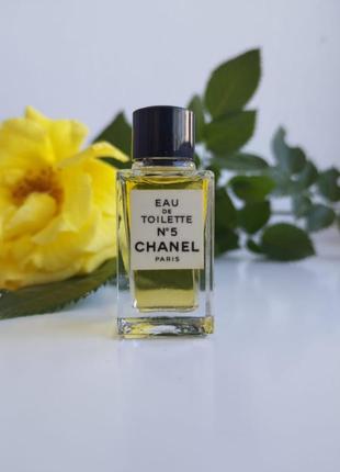 Chanel no 5 eau de toilette chanel, вінтажна мініатюра, туалетна вода, 4 мл