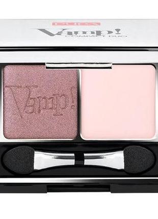 Двойные компактные тени pupa vamp! compact duo 003 soft mauve, 2,2 г