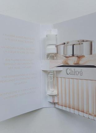 Женская парфюмированная вода пробник chloe fleur de parfum