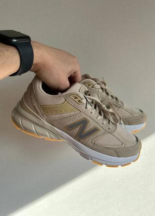 Стильні жіночі кросівки new balance 990 v5 beige бежеві