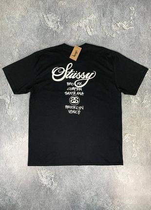 Оригинальна нова футболка від stussy world tour