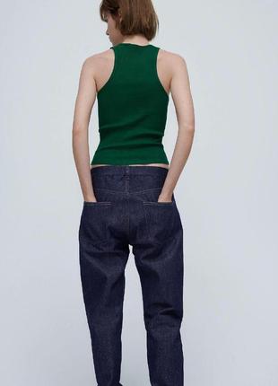 Майка алколочка с вырезом халтер zara6 фото