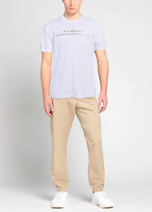 Чоловіча футболка john richmond білого кольору.