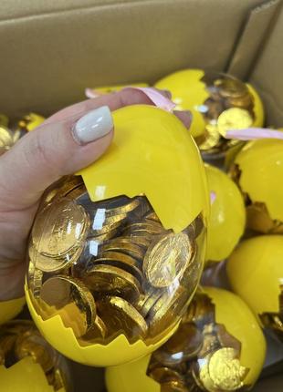 Набір монет шоколадні монети в яскравій пластиковій коробочці вони неймовірні