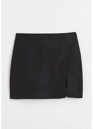 Женская короткая юбка с распоркой h&amp;m