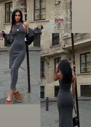 Сукня плаття zara рубчик