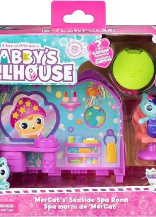 Ляльковий набір gabby’s dollhouse, mercat’s spa room playset