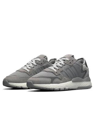 Мужские кроссовки adidas nite jogger gray