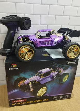 Б/у радиоуправляемая машинка deerc sl-430a високошвидкісний позашляховик електрична модель іграшкові rc автомо