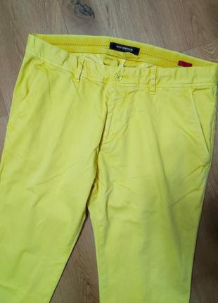 Брюки брюки мужские желтые casual slim fit roy robson man, размер m