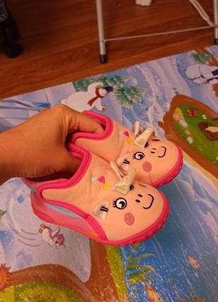 Тапочки кімнатні єдиноріжок lupilu