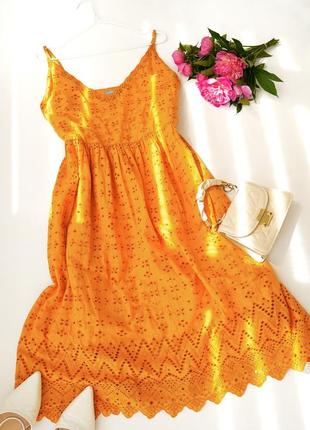 Роскошное платье сарафан из прошвы