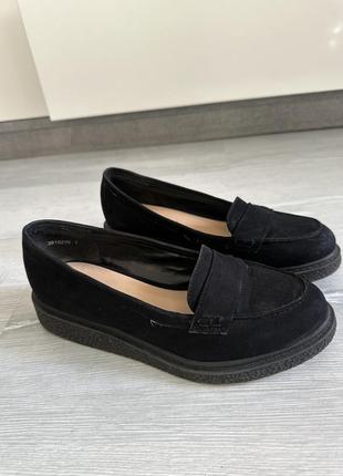 Туфлі замшеві