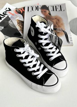 Converse hight chuck taylor platform black