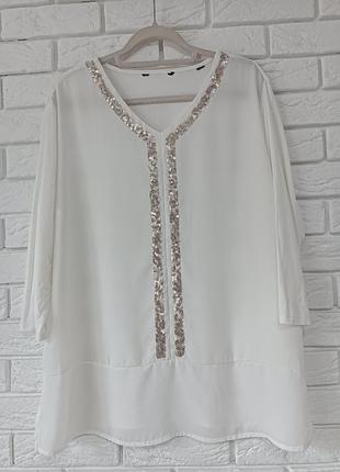 Код 18, данный товар находится в наличии / блуза расшита пайетками