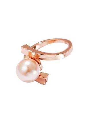 Кольцо с розовым жемчугом norrsken
