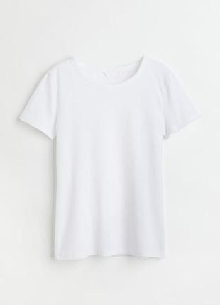 Базовая белая футболка h&amp;m