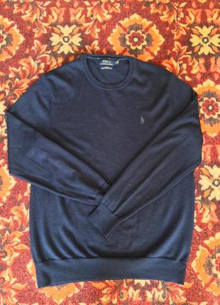 Синій светр від бренда new look
