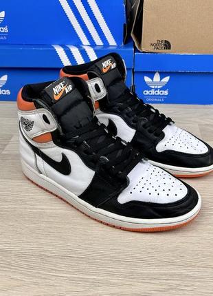 Кроссовки air jordan 1 retro high og electro orange мужские 42