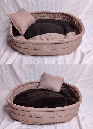 Лежак 50 × 40 см лежак лежанка лежачок для собак котов ручная работа