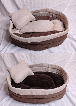 Лежак 50 ×40 см лежак лежанка лежачок для собак котів ручна робота