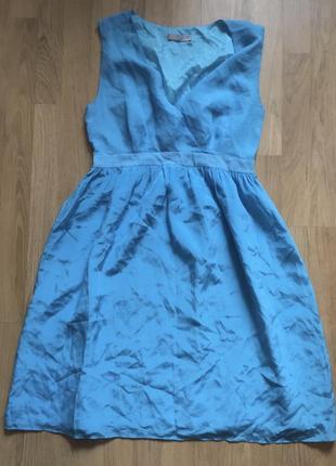 Сукня плаття блакитна stefanel розмір 38/ m/l