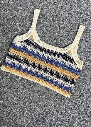 Вʼязаний топ pull&amp;bear