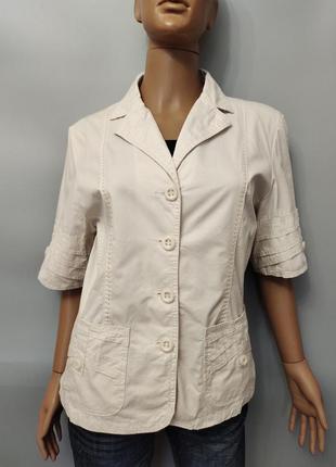 Женский летний пиджак рубашка lebecca, р.m - 5xl