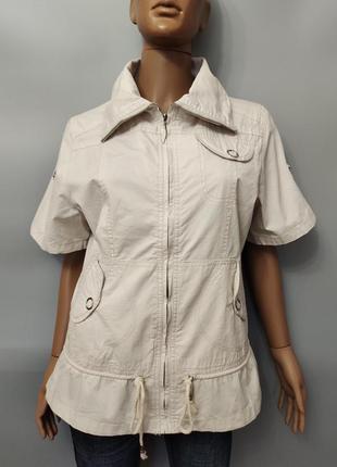 Женский летний пиджак блузка рубашка lebecca, р.m-5xl