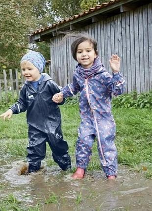 Легкий, новый дождевик, грязепруфф для девочки 3-4 лет