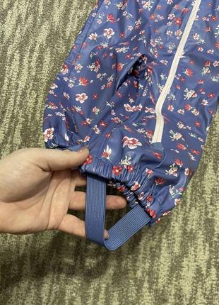 Легкий, новый дождевик, грязепруфф для девочки 3-4 лет