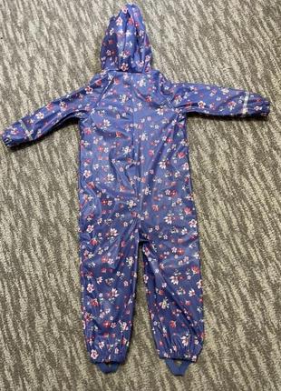 Легкий, новый дождевик, грязепруфф для девочки 3-4 лет