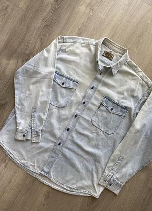 Джинсова  сорочка armani jeans