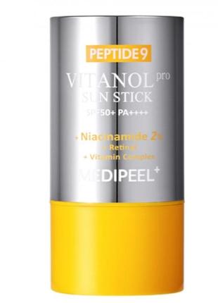 Medi peel red peptide 9 vitanol sun stick pro 23g
антивозрастной солнцезащитный сток для лица