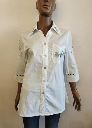 Изысканная женская летняя рубашка lafei stail, р.s-l