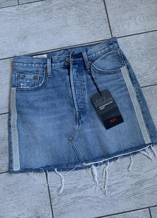 Джинсовая юбка levis. оригинал