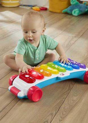 Fisher-price для малышей гигантский ксилофон светящийся с музыкой