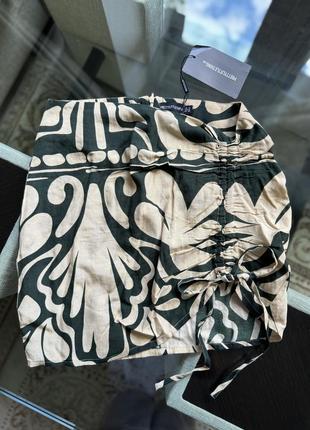 Новая юбка с биркой prettylittlething из льна