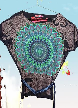 Літня жіноча футболка бренда desigual роз.s