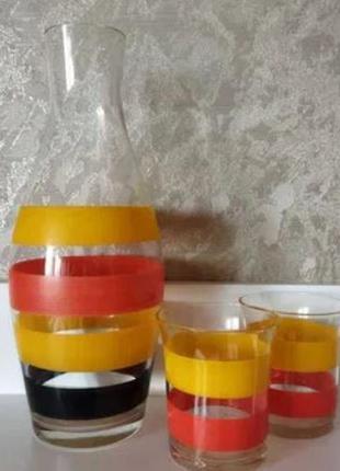 Советская ваза ссср + стаканы