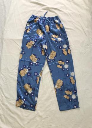Винтаж винтажные пижамные штаны пижама мерч мишки луна стиль пинтерест