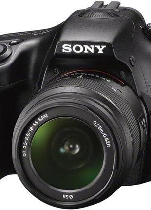 Фотоаппарат sony a57 18-55mm 16.1mp dt f/3.5-5.6 sam kit full hd гарантия 24 месяцев + 32gb sd card