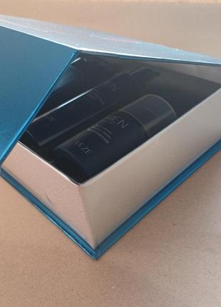 Подарунковий набір чоловічої косметики з гіалуроновою кислотою для догляду veze men 3...